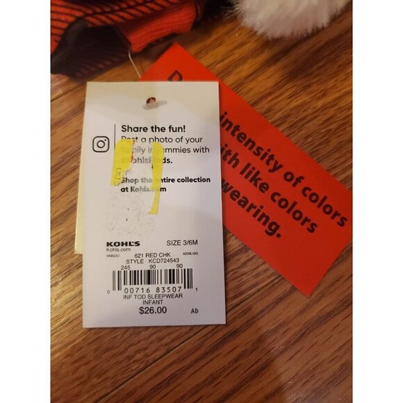 Unisex 3-6 Month Infant Holiday Outfits One-pieces Lot of 4 Buffalo Plaid 2 Bibs - Picture 6 of 10